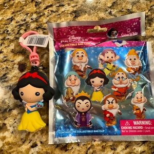 Snow White Princess Collectibles Bag Clip
